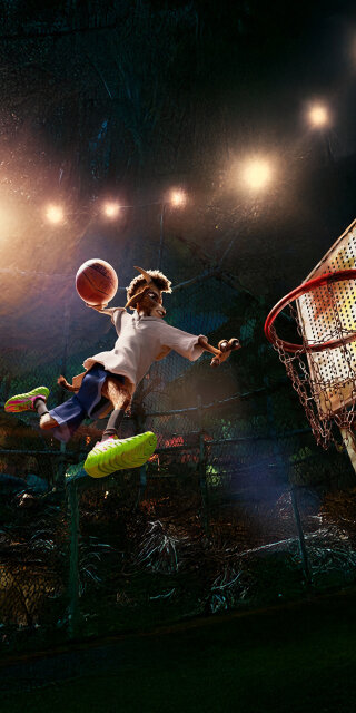 Captured in stunning 4K, a dynamic goat basketball player soars mid-air for an epic dunk, showcasing vibrant neon green shoes against the illuminated court. This captivating scene makes a perfect wallpaper for any iPhone, bringing the intensity of streetball to your screen. | basketball sports dunk neon iphone dynamic wallpaper goat mobile 4k wallpaper hd wallpaper streetball Captured in stunning 4K, a dynamic goat basketball player soars mid-air for an epic dunk, showcasing vibrant neon green shoes against the illuminated court. This captivating scene makes a perfect wallpaper for any iPhone, bringing the intensity of streetball to your screen.